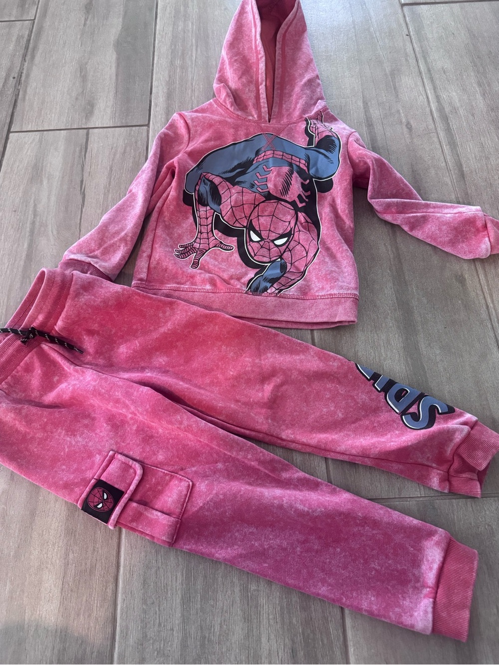 Marvel Red Spider-Man Hoodie & Jogger Set